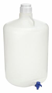 APPROVED VENDOR Carboy: 49.96 L, 13.2 gal, Polypropylene, 83 mm Body Dia, Spigot, 2 Handles (MPN 49H035). Key specifications — Brand: APPROVED VENDOR; Dispenser Location: Bottom.