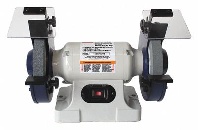 Dayton Bench Grinder: Fixed Speed, 1/2 hp, 7 in Max Wheel Dia, 3,450 RPM - Fixed-Speed Bench Grinders