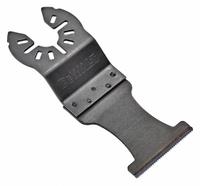 DEWALT Oscillating Tool Blade: 1 1/4 in Blade Wd, 1 3/8 in Overall Lg, Plunge Cutting, Steel (MPN DWA4250). Key specifications — attr1097473: Wood; attr1097476: DEWALT; attr1097456: Plunge Cutting.