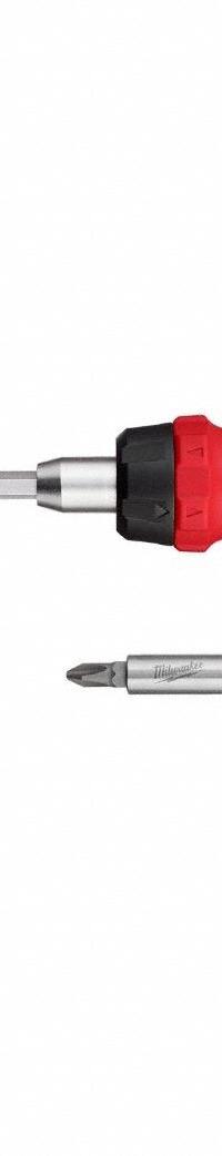 MILWAUKEE Multi-Bit Screwdriver: Nut Driver/Phillips/Slotted/Square/Torx Tip, 33 Tips, Magnetic (MPN 48-22-2905). Key specifications — attr1205339: T15; attr1205303: MILWAUKEE.