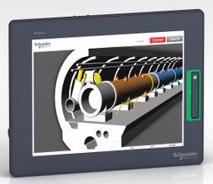 SCHNEIDER ELECTRIC Touch Panel: TFT Color LCD, 10.4 in Display Screen Size, 24V DC, Resistive (MPN HMIDT542). Key specifications — Supply Voltage Rating: 24V DC.