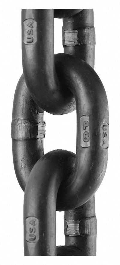 PEERLESS Straight Chain: 5/16 in Trade Size, 80 Chain Grade, Alloy Steel, Straight - Grade-80 Lifting Chains