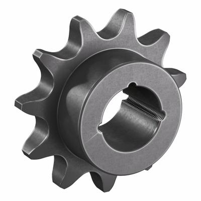 TRITAN Bushed Roller Chain Sprocket: For 80 Chain, 11 Teeth, 3.549 in Pitch Dia - Size 80 Bushed-Bore Roller Chain Sprockets