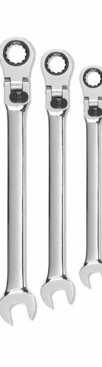 GEARWRENCH Combination Wrench Set: Alloy Steel, Full Polish Chrome, 8 Tools, Flex (MPN 85798). Key specifications — attr309581: Full Polish Chrome; attr309580: Alloy Steel; attr309571: No; attr309583: No; attr309587: Yes; attr324931: GEARWRENCH; attr309569: 5/16 in to 3/4 in.