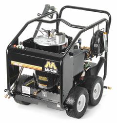 MI-T-M Electric Pressure Washer: Cart, 120 V – Single-Phase, 1,500 psi, 2 gpm, 2 hp (MPN GH-1502-0GA10). Key specifications — Burner Fuel: Kerosene; Pump Drive: Direct; Brand: MI-T-M.