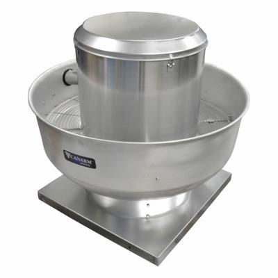 CANARM Upblast Exhaust Fan: Belt Drive, Includes Drive Pack, 21 in Wheel, 4,744 cfm - Kitchen Air High-Pressure Belt-Drive Fans without Drive