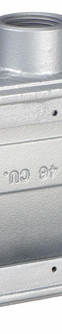 APPLETON ELECTRIC Electrical Box: Iron, Rectangular, 3 Gangs, 1 in Hub Size, 40 cu in Capacity, Gray (MPN FS-3-100). Key specifications — Color: Gray; Brand: APPLETON ELECTRIC.