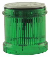 EATON Tower Light Module: Flashing, 24V AC/24V DC, Green, 73 mm Overall Dia, 3 in Overall Ht, SL4 (MPN SL7-BL24-G). Key specifications — Brand: EATON; Compatible with Series: SL4; Lens Color: Green; Operating Voltage: 24V AC; Manufacturer Part Number: SL7-BL24-G.