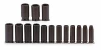 PROTO Impact Socket Set: 1/2 in Drive Size, Small Set (0-50 pieces) Set Size, 15 Pieces, Black Oxide (MPN J74114). Key specifications — attr1204251: PROTO; attr1215453: 1/2 in; attr1215454: 3/8 in to 1-1/4 in.