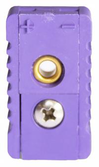 DAYTON Thermocouple Connector: Jack, For Type E Thermocouple Type, Mini Jack, 2 Pins, Flat, Flat (MPN 794F55). Key specifications — Pin Shape: Flat; Product Type: Jack; Contact Material: Constantan; Connector Type: Mini Jack; Brand: DAYTON; Color: Purple; Body Material: Thermoplastic Nylon; Manufacturer Part Number: 794F55.