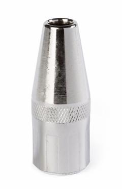 LINCOLN ELECTRIC Nozzle: 3/8 in, Tapered, 1/8 in Stickout, Threaded (MPN KP2742-1-38S). Key specifications — Manufacturer Part Number: KP2742-1-38S; Nozzle to Tip Relationship: 1/8 in Stickout; For Contact Tip Series: Magnum Pro 350A; Brand: LINCOLN ELECTRIC.
