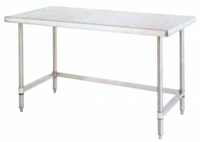 INSTOCK Table: 36 in Overall Wd, 34 in Overall Ht, 6 ft Overall Lg, Stainless Steel - Fixed-Height Stainless Steel Surfaced Lab Tables