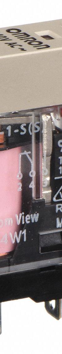 OMRON General Purpose Relay: Socket Mounted, 10 A Current Rating, 240V AC, SPDT, 5 Pins/Terminals (MPN G2R-1-S-AC240(S)). Key specifications — Brand: OMRON; Base Type: Square; Mounting Style: Plug-In; Pin Shape: Flat; Electrical Connection: Quick-Connect; Manufacturer Part Number: G2R-1-S-AC240(S); Series: G2RS Series.