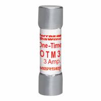 MERSEN Fuse: OTM Series, Midget, Fast-Acting, 3 A, 250 V AC, 13/32 in x 1 1/2 in, Non-Indicating (MPN OTM3). Key specifications — attr1287209: OTM; attr211192: MERSEN.