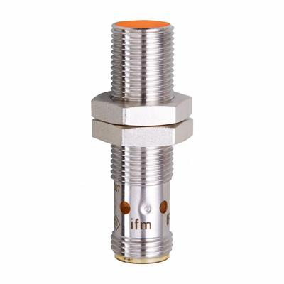 IFM Inductive Cylindrical Proximity Sensor: Built-in Connector, Shielded, 3 Wires - Cylindrical Sensors with Built-in Connectors