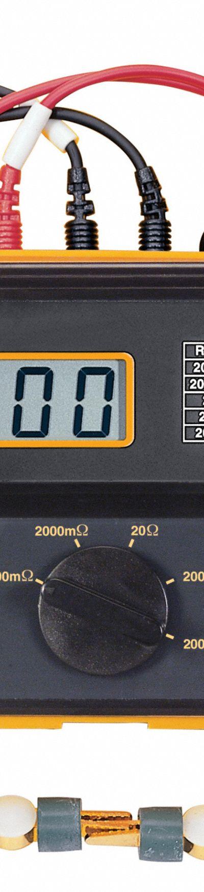 EXTECH Milli Ohmmeter: 200 microohm to 2 kiloohm - Milli- & Micro-Ohm Meters
