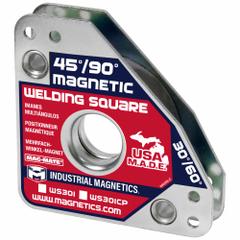 MAG-MATE Magnetic Welding Square: 30°_45°_60°_75°_90°, 60 lb Max Pull (MPN WS301). Key specifications — Brand: MAG-MATE; Manufacturer Part Number: WS301.