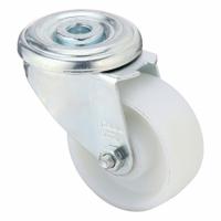 APPROVED VENDOR Bolt-Hole Caster: Swivel, No Brake, Nylon, 3 in Wheel Dia., 1 1/4 in Wheel Wd, Nylon (MPN LER-PO 75R). Key specifications — attr1111490: APPROVED VENDOR; attr1176865: Swivel.