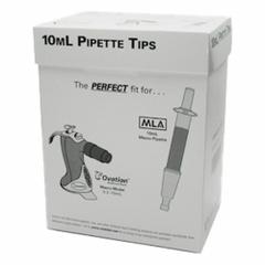 CELLTREAT Pipette Tip: Non-Sterile, 10 mL Capacity, Bulk Bag, No Filter, 7/8 in Overall Dia, 35 (MPN 9050). Key specifications — Brand: CELLTREAT; Color: Clear; Disposability: Single-Use; Material: Polypropylene; Sterility: Non-Sterile; For Pipette Type: MLA Pipettor; Includes Filter: No Filter; Configuration: Bulk Bag.