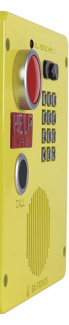 HUBBELL GAI-TRONICS Cover: Plastic, Auto-Dial Phone Covers, 394AL-001, 393AL, Yellow, Cover (MPN 12662-001). Key specifications — attr929090: 393AL; attr929083: 12662-001; attr929089: 394AL-001; attr929123: Cover; attr929084: HUBBELL GAI-TRONICS; attr929087: Yellow; attr929109: Plastic; attr976552: Auto-Dial Phone Covers.