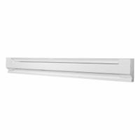 CADET Electric Baseboard Heater: Residential Grade, 1125W/1500W, Thermostat Not Included, White (MPN 6F1500W). Key specifications — Thermostat Included: Thermostat Not Included; Duty Rating: Residential Grade; Housing Style: Conventional; Wattage Output: 1125W/1500W; Housing Color: White; Voltage: 208/240V AC; Brand: CADET.