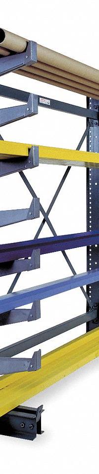 JARKE Cantilever Rack: Starter, Medium-Duty, 77 5/8 in x 21 in x 84 in, Straight Arm, 1 Usable Sides (MPN QT501S72). Key specifications — Arm Style: Straight; Brand: JARKE.