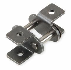 TSUBAKI Attachment Link: For Std Roller Chains, KK-1, 40, Single Strand, 1/2 in Pitch, Steel, 5 PK (MPN 40KK1CL). Key specifications — attr305132: Attachment; attr305112: TSUBAKI.