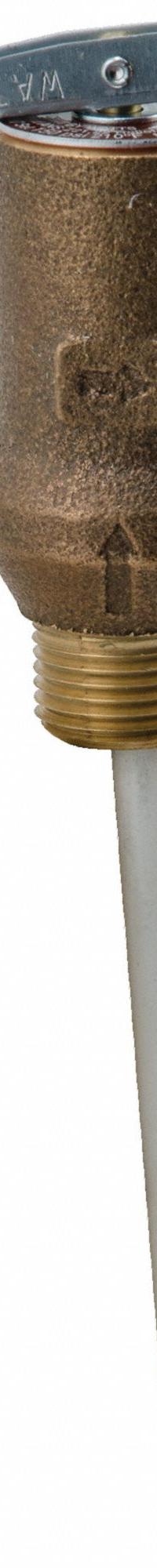WATTS Temperature and Pressure Relief Valve: MNPT x FNPT, 1/2 in x 1/2 in Connection Size, Bronze (MPN 1/2 1XL-150210). Key specifications — Brand: WATTS; Body Material: Bronze.