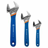 JONARD TOOLS Adjustable Wrench Set: Alloy Steel, Chrome, 1 1/8 in_15/16 in_1 5/16 in Jaw Capacity (MPN AW-6810). Key specifications — attr309359: Chrome; attr309363: 6 in to 10 in; attr324924: JONARD TOOLS; attr309358: Alloy Steel.