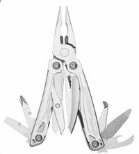 LEATHERMAN Multi Tool Plier: Multi-Tool Plier, 14 Tools, 14 Functions, 3 3/4 in Closed Lg, Silver (MPN 831425). Key specifications — attr15951: LEATHERMAN; attr15966: Tool Only; attr10312: Silver; attr15960: Can Opener; attr15963: Stainless Steel; attr15971: Multi-Tool Plier; attr15972: Phillips Screwdriver; attr15977: Fold Open.