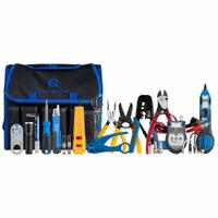 JONARD TOOLS Communications Tool Kit: 13 Total Pcs, Tool Bag, 11 - 29 Pieces Range (MPN TK-610). Key specifications — attr549013: (1) Diagonal-Cutting Pliers; attr549011: (1) Coax Compression Tool; attr549010: None; attr549007: None; attr549012: (1) Multi-Bit Screwdriver; attr539015: JONARD TOOLS.
