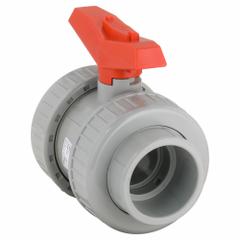 GF PIPING SYSTEMS Manual Two-Way Ball Valve: 2 in, CPVC, Straight, Socket x FNPT, Two-Piece, Lever (MPN 163375022). Key specifications — Brand: GF PIPING SYSTEMS; Handle: Lever.