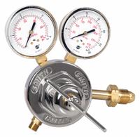 SMITH EQUIPMENT Gas Regulator: Single Stage, CGA 510 Inlet, 9/16"-18 M LH Outlet, 50 psig (MPN 40-50-510). Key specifications — Brand: SMITH EQUIPMENT; Manufacturer Part Number: 40-50-510; Diaphragm Material: Stainless Steel; Outlet Connection: 9/16"-18 M LH; Inlet Connection: CGA 510.