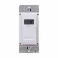 INTERMATIC Wall Switch Timer: 7 day Max, 1 min Min, SPST-NO, 120V AC, No Wall Plate Included, White (MPN EJ600). Key specifications — attr211252: INTERMATIC; attr1070698: No Hold Included.