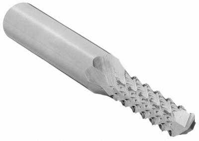 MICRO 100 Solid Router Bit: Diamond Cut, Drill Point, 1/4" Cut Dia, 3/4" LOC (MPN RDD-70) - Diamond-Pattern Router Bits for Composites