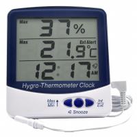 THERMCO Hygrometer: 1%to 100% Humidity Range, Humidity/Temp/Time, Built-In (MPN ACC9216DIG). Key specifications — Primary Scale: Humidity/Temperature/Time; Display Type: Digital; Brand: THERMCO.