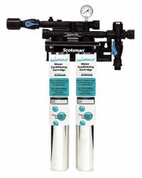 SCOTSMAN Water Filtration System: 10 micron, 4.2 gpm, 25 1/4 in Overall Ht, Dirt/Rust Reduces (MPN AP2-P). Key specifications — Brand: SCOTSMAN; Reduces: Dirt.