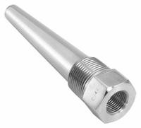 ASHCROFT Threaded Thermowell: Stainless Steel, For 18 in Stem Lg, 16 1/2 in Insertion Lg (MPN 50W1650HT260C). Key specifications — Maximum Operating Temperature: 700°F at 3700 psi; Brand: ASHCROFT; Maximum Operating Pressure: 7,000 psi at 100°F.