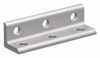 Inside-Corner Bracket: Inside-Corner Bracket, 10 Series, 1 in x 2 7/8 in x 1 in, 6 Holes, Silver (MPN 4015). Key specifications — Material: Aluminum; Brand: 80/20; Finish: Anodized.