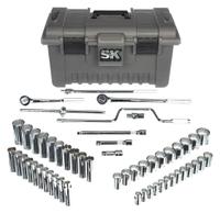 SK PROFESSIONAL TOOLS Socket Wrench Set: 1/2 in Drive, 54 Piece, 12-Point, Metric, 10 mm to 36 mm (MPN 1942). Key specifications — attr1224269: 1/2 in; attr1204638: Drive Tools Included; attr1204650: 10 mm to 36 mm; attr1204658: 10.3 in Fixed, Round Head Ratchet; attr1204673: Socket Bits Not Included; attr1204681: Wrenches Not Included; attr1204688: SK PROFESSIONAL TOOLS; attr1224230: Friction.