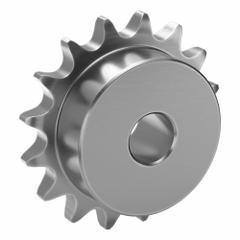 TSUBAKI Single Strand Sprocket: One-Sided Hub, For Single Strands, 40, 16 Teeth, 2.563 in Pitch Dia (MPN 40B16SS). Key specifications — attr85387: TSUBAKI.