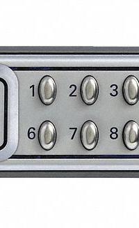 CODELOCKS Electronic Keyless Lock: Powder Coated, Cam Latch, 1 5/8 in Body Ht, 5 3/8 in Body Wd (MPN KL1200SG-RH). Key specifications — Finish: Powder Coated; Latch Type: Cam Latch; Brand: CODELOCKS; Manufacturer Part Number: KL1200SG-RH.