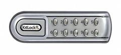 CODELOCKS Electronic Keyless Lock: Powder Coated, Cam Latch, 1 5/8 in Body Ht, 5 3/8 in Body Wd (MPN KL1200SG-RH). Key specifications — Finish: Powder Coated; Latch Type: Cam Latch; Brand: CODELOCKS; Manufacturer Part Number: KL1200SG-RH.