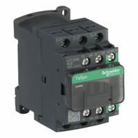 SCHNEIDER IEC Magnetic Contactor: Non-Reversing, 3 Poles, 3NO Contacts, 9 A, 120V AC/240V AC Coil (MPN LC1D09KUE). Key specifications — Brand: SCHNEIDER; Integrated Surge Suppression: No.