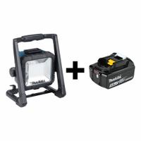MAKITA Work Light Kit: LXT®, Work Light, 750 lm Max., 2 Modes, 8 3/8 in Max. Ht, 18V DC (MPN DML805 + BL1850B). Key specifications — attr1291275: 1 Battery, No Charger.