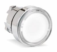 SCHNEIDER Flush Push Button: 22 mm Mounting Size, Metallic, Maintained (MPN ZB4BH013). Key specifications — Brand: SCHNEIDER; Action: Maintained; Series: XB4; Push Button Material Type: Metallic.