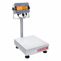 OHAUS Industrial Bench Scale: 12 in x 14 in, IP65/IP66, Column-Mounted, 30 lb Wt Capacity - Imperial (MPN i-D33XW15B1R1 AM). Key specifications — Connection Ports: USB; Readability: 0.005 lb/2 g; Brand: OHAUS; Weighing Surface Material: Stainless Steel.