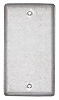 RACO Electrical Box Cover: 1 Gangs, Blank, For Rectangular Box Shape, Steel, 4 3/16 in Overall Lg (MPN 860). Key specifications — Brand: RACO; For Box Shape: Rectangular; Material: Steel; Cover Design: Blank.