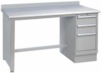 LISTA Workbench: Fixed Ht, Laminate, 60 in x 30 in, 1,000 lb Overall Load Capacity, Gray (MPN XSTB21-60PT/LG). Key specifications — Brand: LISTA.