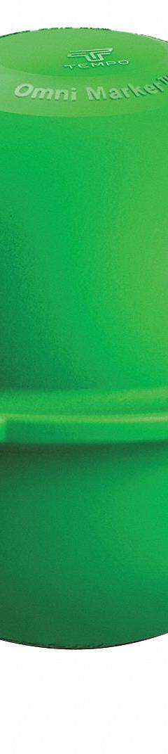 TEMPO COMMUNICATIONS Marker Ball: 121.6 kHz Freq Transmitted, Ball, Green (MPN OM-06). Key specifications — Color: Green; Brand: TEMPO COMMUNICATIONS; Housing Material: Polyethylene; Shape: Ball.